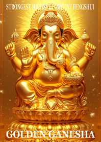 Financial fortune Golden Ganesha 14