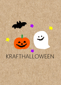 クラフト紙とハロウィン