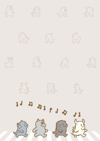 The Four Little Monsters.