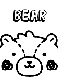 白色泰迪熊