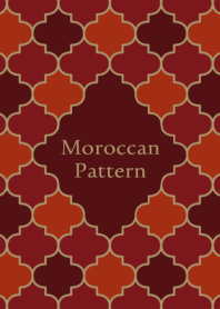 Moroccan Pattern[Garnet Red]