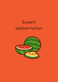 來點消暑西瓜(夕陽橘色)