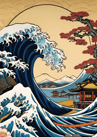 浮世繪 山海櫻花月 OBn47