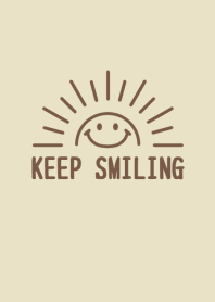 KEEP SMILING【BEIGE】