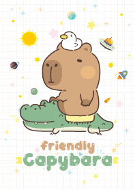 Capybara Friendly x Cosmos