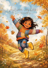 Leap into cheerful autumn sunshine!