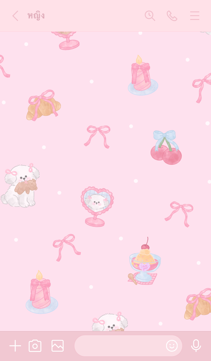 Pink day with my puppy รูปที่ 2