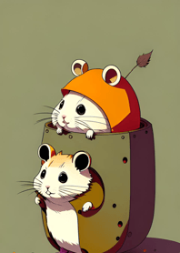 Halloween Hamster a06296
