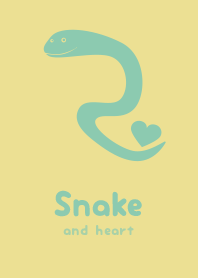 Snake & heart straw