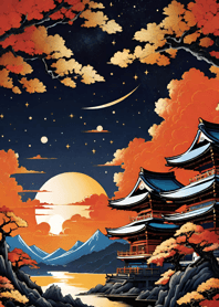 Moonlight Ukiyo-e Ozc1v