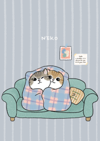 neko in love / slate blue