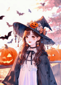 cute little witch halloween V. 61