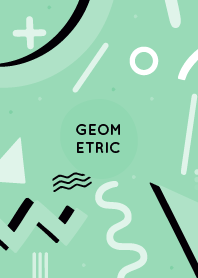 Geometric Flat Vista Green