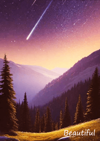 美麗療癒流星！