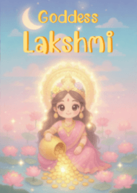 Lakshmi bestows wealth.pink