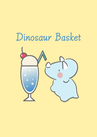 Dinosaur Basket [cream soda]