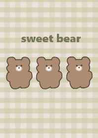 sweet bear /pistachio