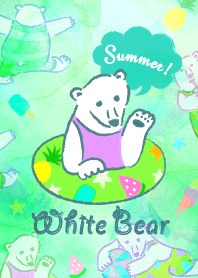 White Bear (green) #SUMMER
