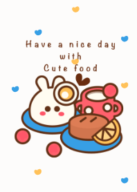 Happy cute food