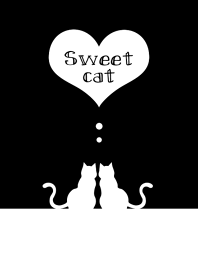 sweet cat 【black&white】