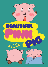 Beautiful Pink Pig