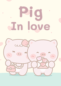 Pig Happy in love!