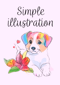 simple illustration10pink_JP