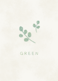 Relaxing watercolor green