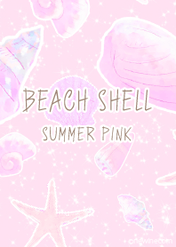 BEACH SHELL SUMMER PINK