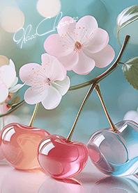 purple Sakura and cherry 06_2