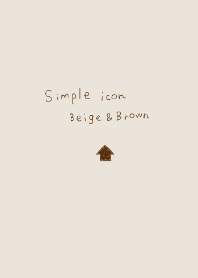 Simple Beige&brown color