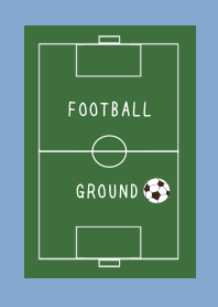 FOOTBALL GROUND-DUSTY BLUE