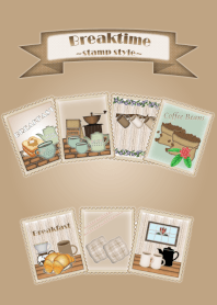 ブレイクタイム～切手風～