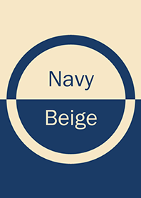 Navy & Beige Simple design 2