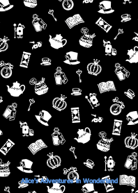 Alice in Wonderland BLACK