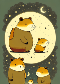 浮世絵 - 水豚 7C7038