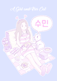 A Girl and Her Cat [Sumin]