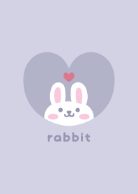 Rabbits3 Heart [purple]