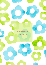 watercolor pattern 4J
