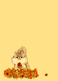 autumn cute squirrel