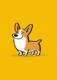 Sunshine Yellow Corgi
