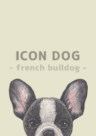 ICON DOG - french bulldog - PASTEL YE/04