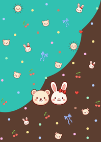 Bunny & Bear_Brown&Green.4