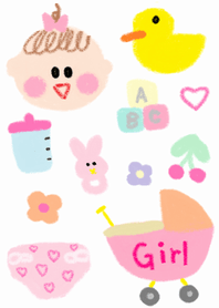 cute cute baby girl