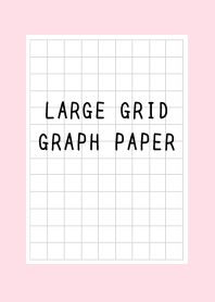 LARGE BLACK GRID GRAPH PAPER-STRAWBERRYj
