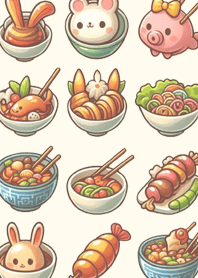 Chinese food collection