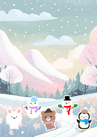 Kawaii scandinavian style(Winter-522)