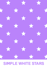 シンプル　ホワイト　スターズ　4
