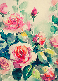 薔薇(バラ)の花の着せかえ(R4125)
