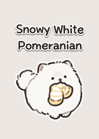 Snowy White Pomeranian
